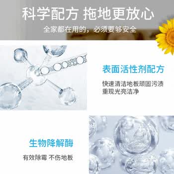 洁宜佳 家用多效地板清洁片地板清洁剂拖地清洁片瓷砖厕所地除垢30片*2