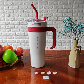 特百惠(tupperware)巨无霸保温杯大号大容量冰霸杯高颜值男女生吸管杯