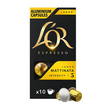 L'OR咖啡胶囊玛蒂纳塔5.2g*10粒 进口 阿拉比卡豆nespresso咖啡机适配 L'OR咖啡胶囊玛蒂纳塔5.2g*10粒 进口 阿拉比卡豆nespresso咖啡机适配