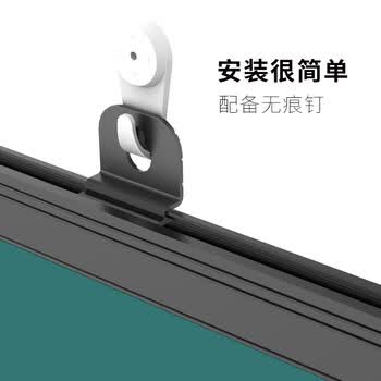 AUCS小黑板家用黑板悬挂墙粉笔黑板 白板写字板家庭儿童磁力会议教学桌面绿板白班广告展示牌 40*30cm