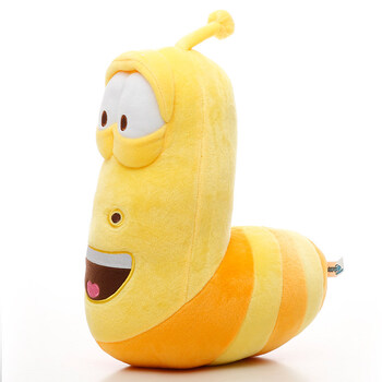高档新品爆笑虫子毛绒玩具卡通毛毛虫公仔抱枕臭屁虫lva娃娃韩国萌