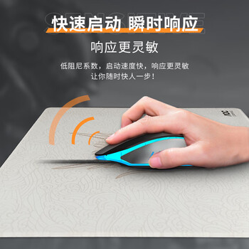 AOC光伏玻璃膜专业电竞游戏鼠标垫中小号 360*300*3mm电脑办公键盘桌垫G50/93灰白色 AOC光伏玻璃膜专业电竞游戏鼠标垫中小号 360*300*3mm电脑办公键盘桌垫G50/93灰白色