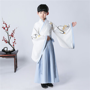 小孩子的汉服儿童汉服男童新款儿童汉服男童小男孩古装中国风男童古代