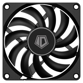 ID-COOLING（酷凛）8CM薄扇 无光机箱风扇 4PIN接口 PWM温控 适用ITX下压式电脑散热器改装风扇 NO-8010-PWM