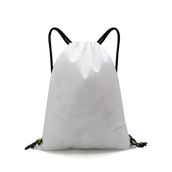 运动防水抽绳双肩包男女学生小背包培训班袋束口袋定制印字logo白10个