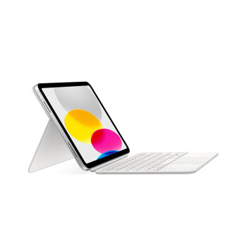 Apple/苹果 妙控键盘双面夹 白色-中文(拼音)  适用于iPad (A16)/iPad (第十代) 可拆分键盘 平板键盘