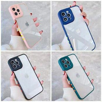 承格巨苹果12手机壳iphone12promax撞色渡边透明防摔镜头全包潮流新
