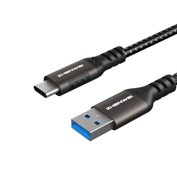 臻威（ZHENWEI）USB3数据线 USB3.2转Type-c数据传输充电线10Gbps 3A快充线 5米 适用苹果17/16全系华为小米
