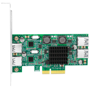 魔羯（MOGE）台式机PCIE独立通道USB3.0扩展卡USB3.2 gen1转接卡 工业相机高速传输 独享5GB带宽MC2023