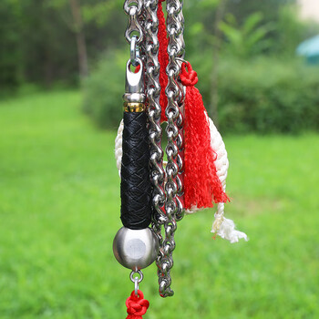 木兰旅304龙骨鞭不锈钢响鞭固定把手鞭花式甩鞭钢鞭健身鞭 龙骨鞭1.