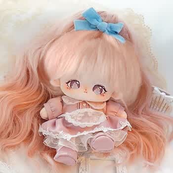 爱诺啦棉花女娃含衣服精致无属性炸毛裸娃生日礼物女孩樱嘤怪临时绽放