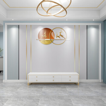 新福壁海定制壁纸3d立体现代简约轻奢电视背景墙壁布客厅墙纸影视墙布