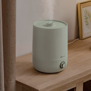 小熊（Bear）加湿器 便携上加水设计加湿器  JSQ-C45S9大口径易清洗银离子抑菌水箱 4.5L大容量 绿色