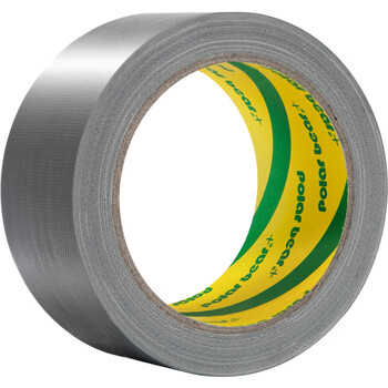 北极熊（Polar bear）强力布基胶带大力胶易手撕 银色48mm*15y(13.7米)1卷 摄影舞台装饰防台风修补防水胶带CL-500 