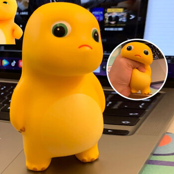 公子玉小奶龙捏捏乐慢回弹不服气傲娇歪头公仔 傲娇奶龙12cm