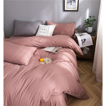学生被套三件套ins日式全色水洗棉被套学生宿舍床单三件套床上用品18