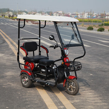 艾美达电动三轮车篷雨棚全封闭遮阳篷挡雨棚防寒加厚休闲小型代步车棚