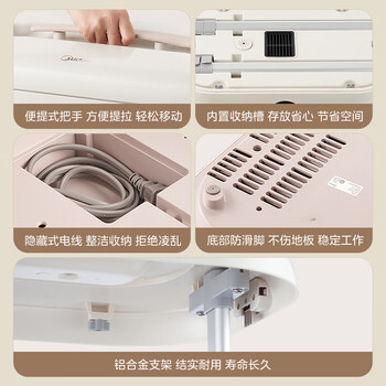 美的（Midea）【折叠迷你便携】干衣机烘干机家用小型旅行烘衣机婴儿衣物护理机消毒脱水礼物HBGD10D1