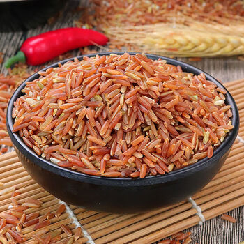 ruyu红米5斤五常农家自产新米1斤红粳米红血稻糙米五谷杂粮吃的红米