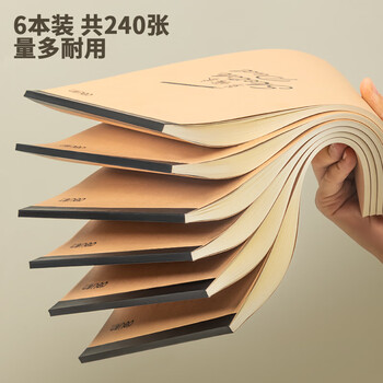 得力(deli)6本16K/40页空白草稿本演算本考研学生复习加厚草稿纸7709高中生学习神器 得力(deli)6本16K/40页空白草稿本演算本考研学生复习加厚草稿纸7709高中生学习神器
