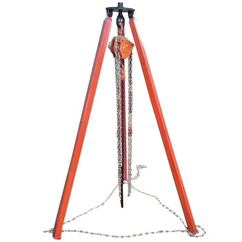 手拉葫芦三角支架倒链吊葫芦三脚架手动电动可伸缩起重架子吊架 5吨3