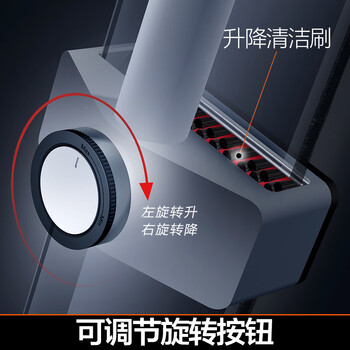 大卫平板拖把40cm杆长135cm2布加厚P20免手洗深层刮污