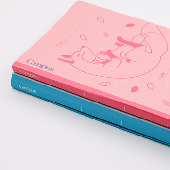 国誉(KOKUYO)进口Campus亲子小动物纸板装订文件收纳夹A4-S 白熊1个装FU-CA10-1