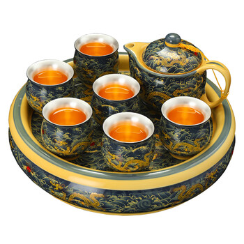 康乐品蓝金龙茶具套装功夫茶具好不好优缺点实情？良心评测