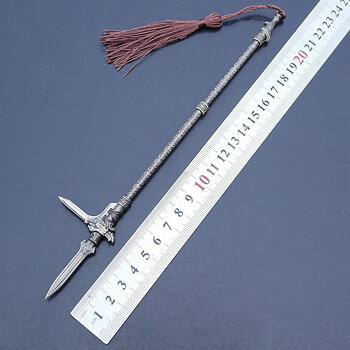 人气高端古代英雄关羽赵云吕布罗刹枪杨业关刀罗成杨家枪道具 22厘米