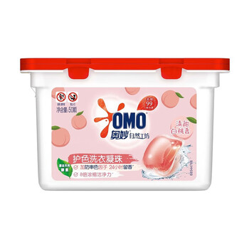 滴露 白桃护色洗衣凝珠100颗除菌除螨柔顺留香三合一（单色）2盒x400G
