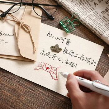 狮洛德 母亲节复古贺卡4张小卡片毕业礼物装饰卡高级感创意ins风生日邀请贺卡祝福留言卡含信封