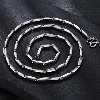 珥柒(erqi)项链男925银男士项链潮流锁骨链朝阳银链子男款个性时尚男