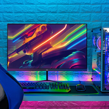 优派27英寸 2K高清 原生180Hz 超频185Hz FastIPS 电竞显示器 1ms硬件低蓝光 满血小金刚 显示屏VX2758