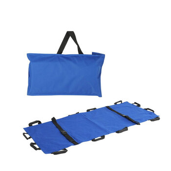 神狼公子应急救援软担架简易担架布担架可折叠急救家用软担架蓝色承重