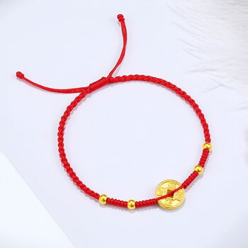 5mm古法金珠金重0 单个