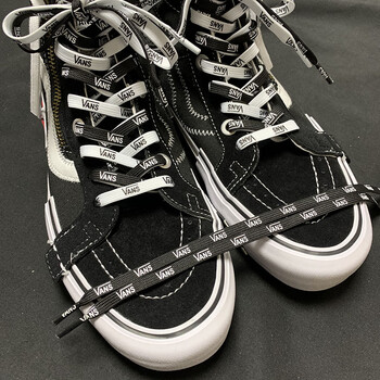 适配万斯vans字母印花鞋带适配解构万斯高中帮范斯低帮棋盘格潮流百搭
