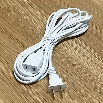 监控摄像头电源延长线家用二插连接线两孔公母对插 5米电源延长线