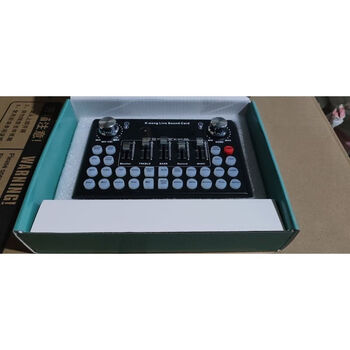 仰承f007直播声卡套装手机电脑平板k歌蓝牙声卡无线伴奏 英文版声卡