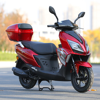 全新望江铃木uy125摩托车踏板燃油国四电喷省油整车可上牌水冷150酒红