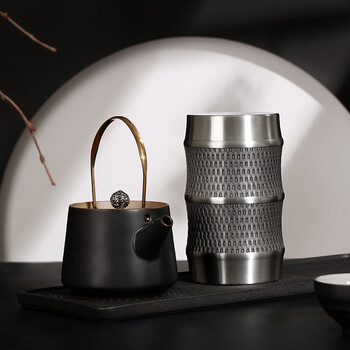 京东京造 锡制茶叶罐 储物罐密封罐保鲜罐【礼盒】 竹韵节节高 京东京造 锡制茶叶罐 储物罐密封罐保鲜罐【礼盒】 竹韵节节高