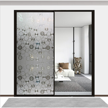 邦臣(bangchen)邦臣玻璃磨砂贴膜拼款带花纹卫生间装饰贴窗膜门窗淋浴