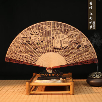 檀木扇子价格报价行情- 京东