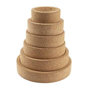 海斯迪克 圆底烧瓶垫软木烧瓶托 烧瓶底座 160*30 HKCX-39