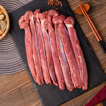 阿牧特冷鲜羔羊菲力2斤内蒙古羊里脊肉新鲜现杀散养瘦肉烧烤食材 高端