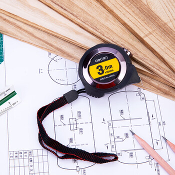 得力(deli)3m全包胶自锁钢卷尺 Ⅱ级精度测量尺子 79550 灰色 得力(deli)3m全包胶自锁钢卷尺 Ⅱ级精度测量尺子 79550 灰色