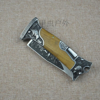 尼泊尔军刃弯刀长款防身哥伦比亚columbia高硬度狼头户外随身小刀防身