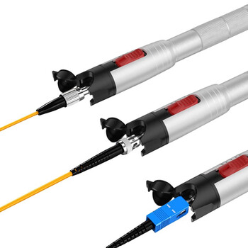 精明鼠NF-904-10mw 红光笔光纤测试笔红光源测试仪10公里KM通光笔/打光笔 SC/FC/ST接头冷接子通用迷你