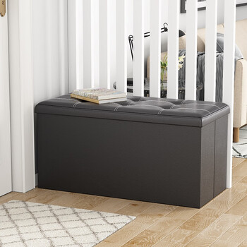 安尔雅anerya换鞋凳家用小板凳门口鞋凳折叠收纳储物凳子沙发矮凳沉稳