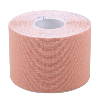 驰动肌肉贴运动绷带弹力肌贴自粘肌内效贴拉伤运动胶带贴布5cmx5m肉色