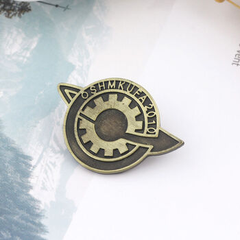 命运石之门周边胸针 命运旋转齿轮胸章 一切都是命运的抉择徽章 2